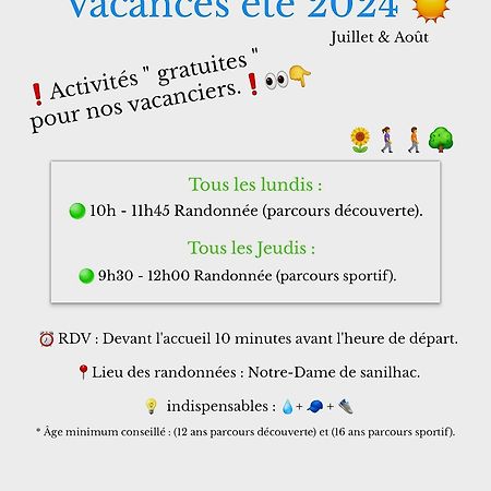 Gites Du Domaine De La Gauderie Sanilhac  Экстерьер фото